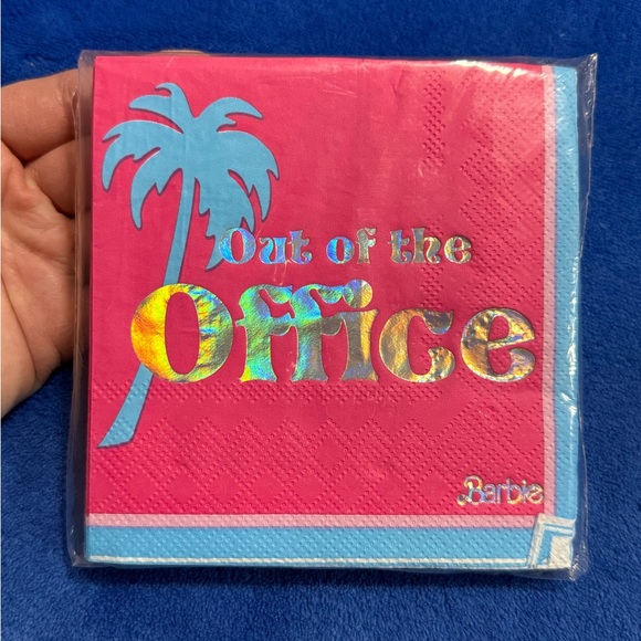 Barbie Set of Beach Party Supplies Pink Blue Party City NWT - Picture 12 of 15